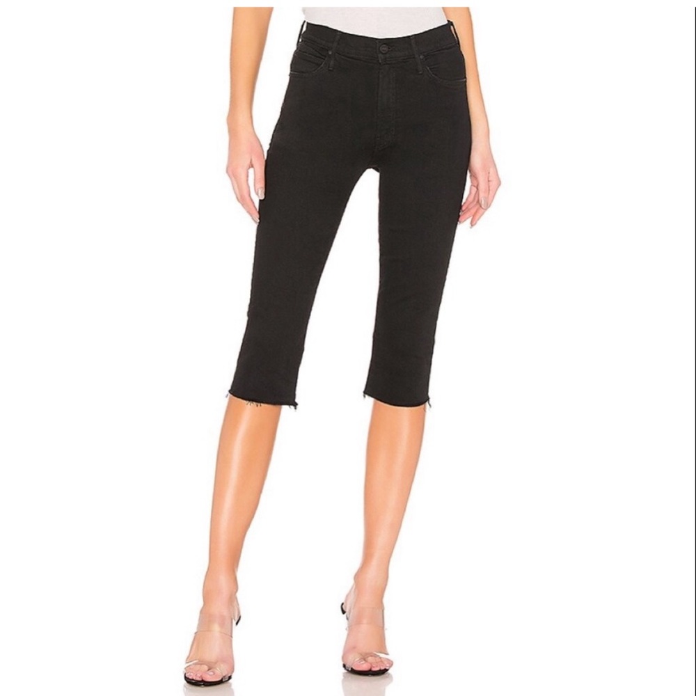 NEW Mother Rascal Knicker Fray High Waisted Jeans